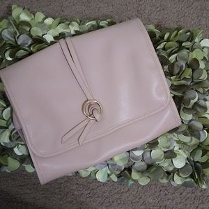 LANCOME COSMETIQUE TRAVEL ORGANIZER, CREAM COLOR.